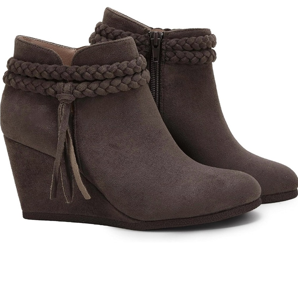 Womens Wedge Ankle Boots